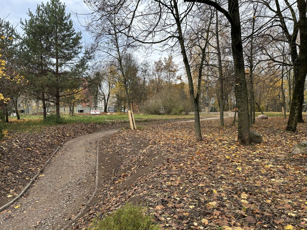 Maumedžių g. skveras ir gatvė (Maumedžių g.) - Väljak - ehituse fotod