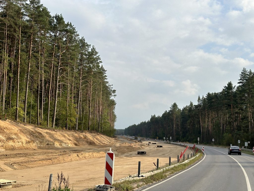 Nemenčinės pl. rekonstrukcija (Nemenčinės pl.) - Bike path, Road - construction photos