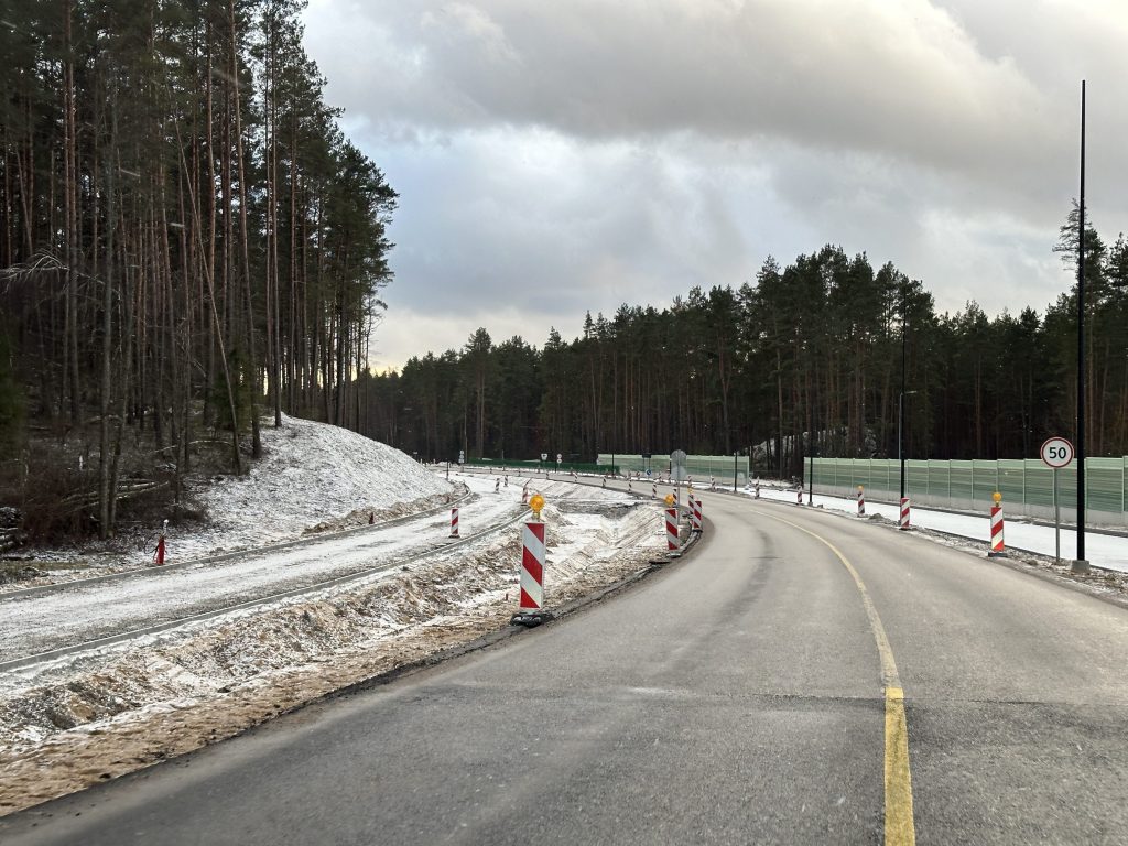Nemenčinės pl. rekonstrukcija (Nemenčinės pl.) - Bike path, Road - construction photos