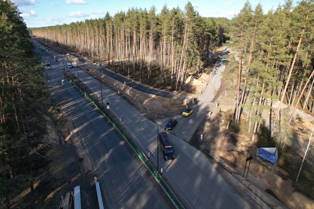 Nemenčinės pl. rekonstrukcija (Nemenčinės pl.) - Bike path, Road - construction photos