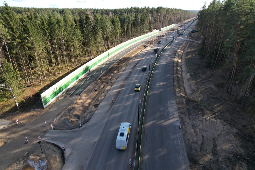 Nemenčinės pl. rekonstrukcija (Nemenčinės pl.) - Bike path, Road - construction photos