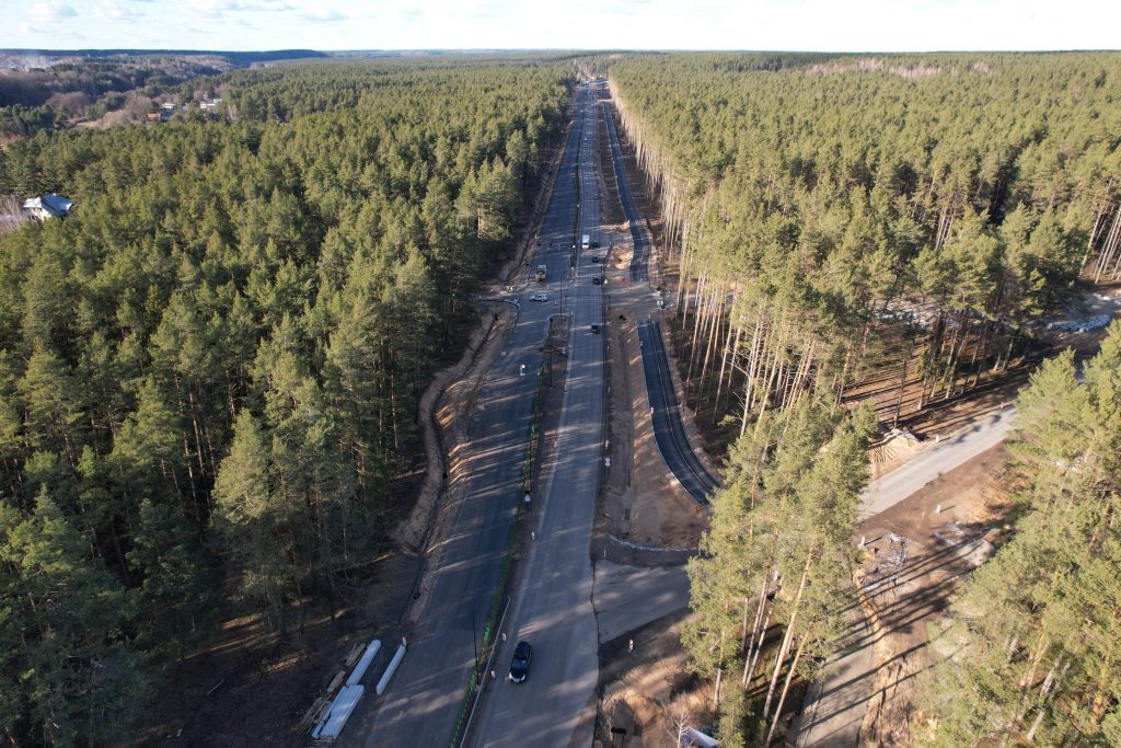 Nemenčinės pl. rekonstrukcija (Nemenčinės pl.) - Bike path, Road - construction photos