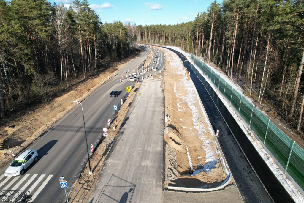 Nemenčinės pl. rekonstrukcija (Nemenčinės pl.) - Bike path, Road - construction photos