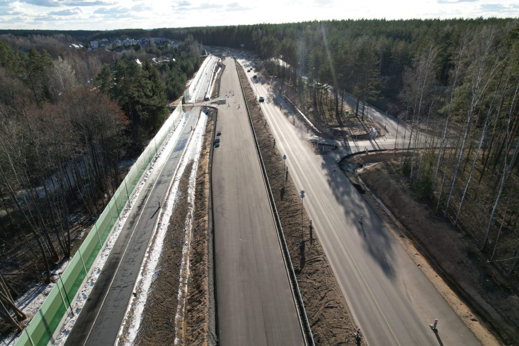 Nemenčinės pl. rekonstrukcija (Nemenčinės pl.) - Bike path, Road - construction photos