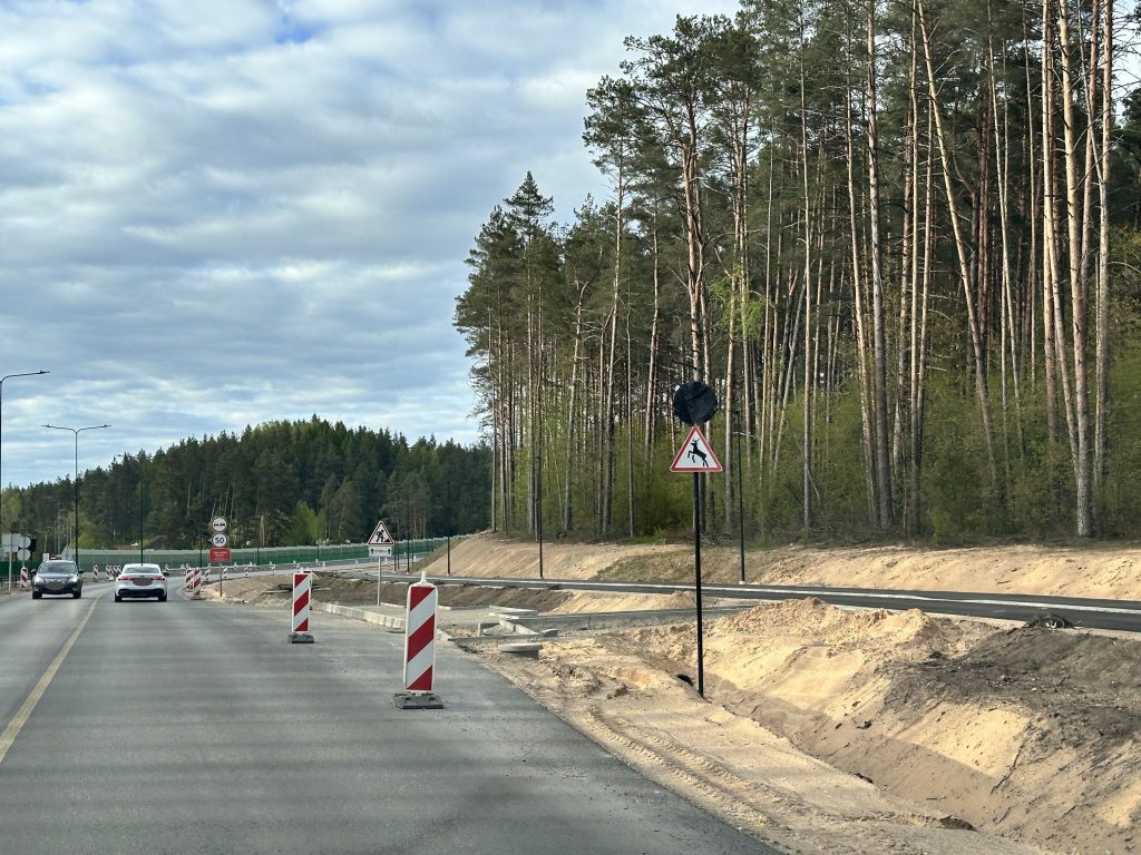 Nemenčinės pl. rekonstrukcija (Nemenčinės pl.) - Bike path, Road - construction photos