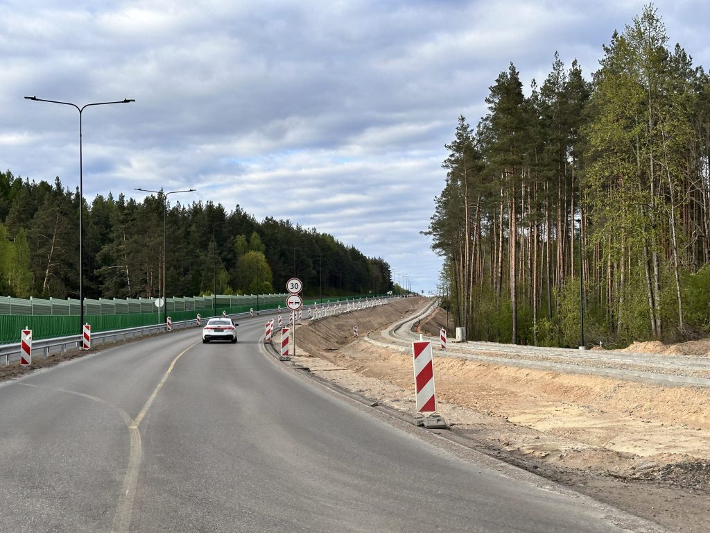 Nemenčinės pl. rekonstrukcija (Nemenčinės pl.) - Bike path, Road - construction photos