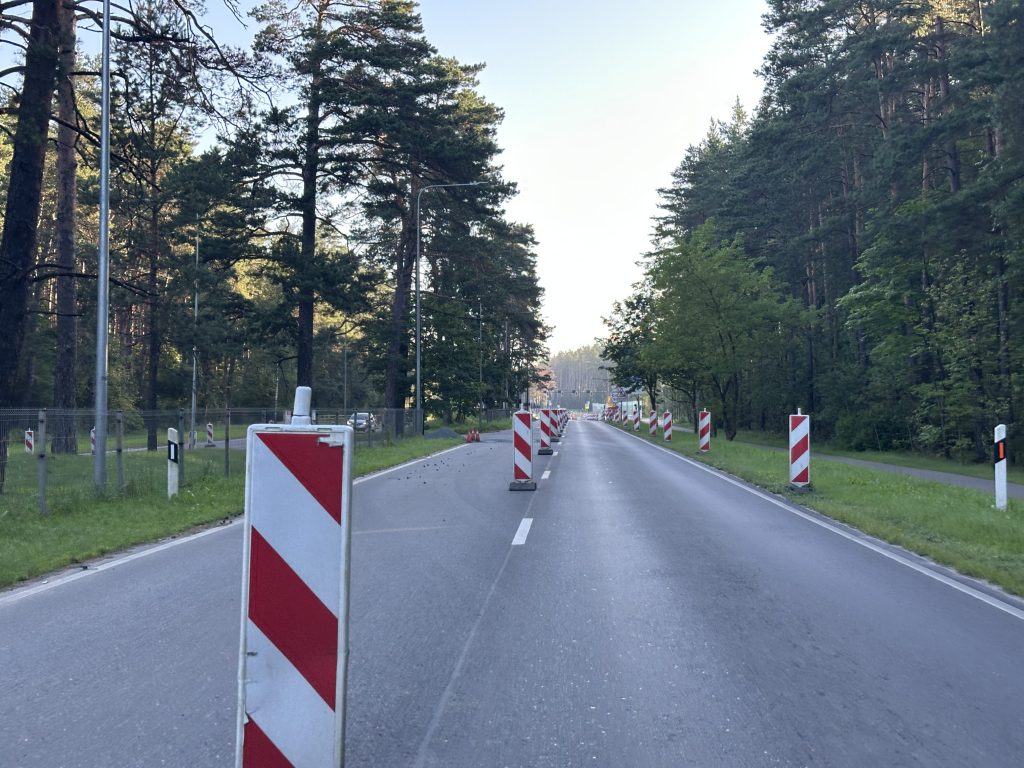 Nemenčinės pl. rekonstrukcija (Nemenčinės pl.) - Dviračių takas, Kelias - statybų nuotraukos