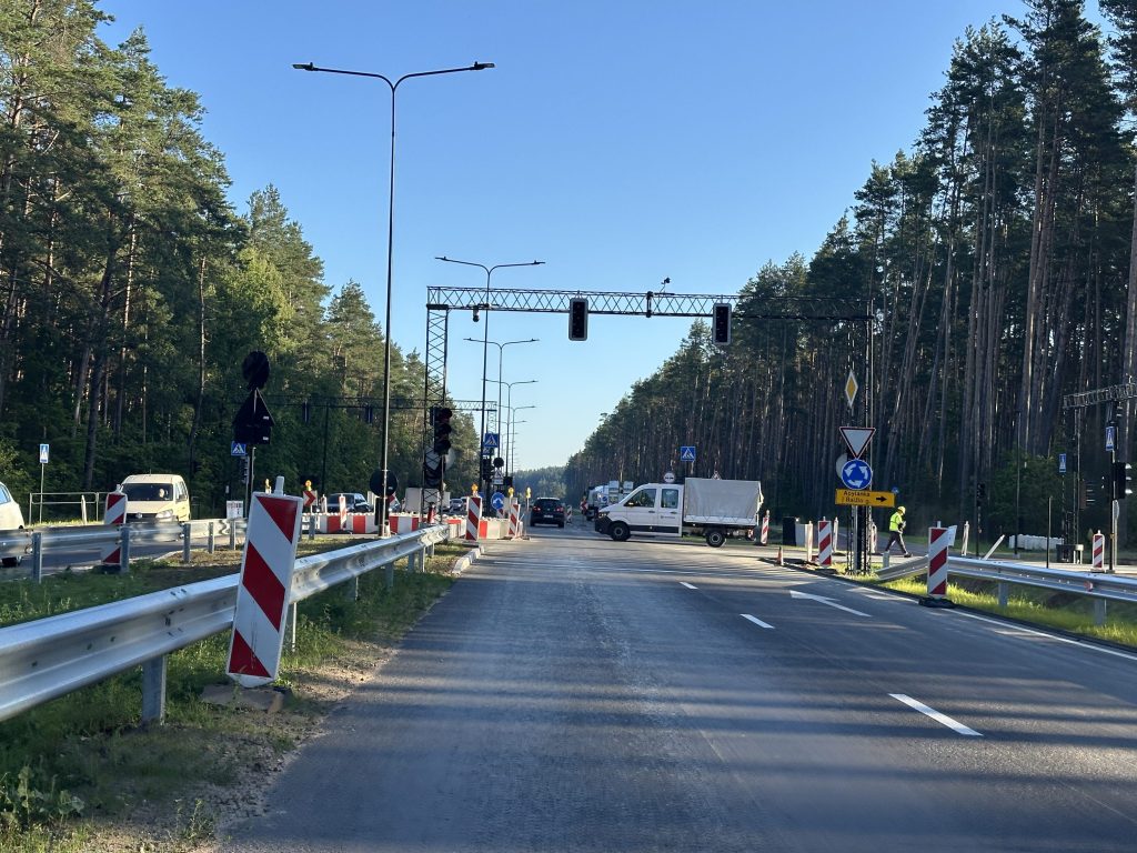 Nemenčinės pl. rekonstrukcija (Nemenčinės pl.) - Bike path, Road - construction photos