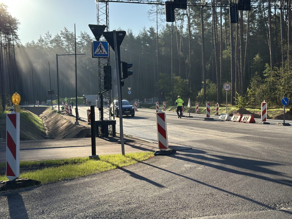 Nemenčinės pl. rekonstrukcija (Nemenčinės pl.) - Bike path, Road - construction photos