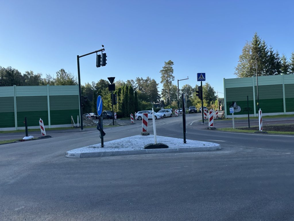 Nemenčinės pl. rekonstrukcija (Nemenčinės pl.) - Bike path, Road - construction photos