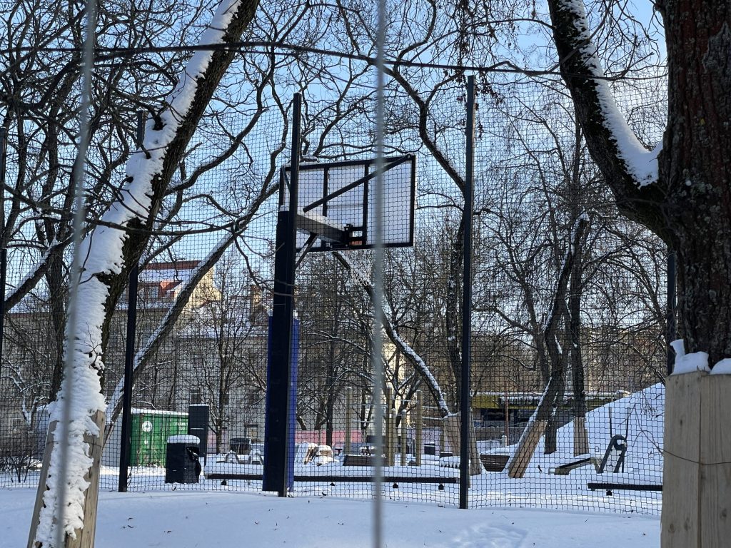 Pelesos skveras (Liepkalnio g. / Pelesos g.) - Parks - būvdarbu attēli