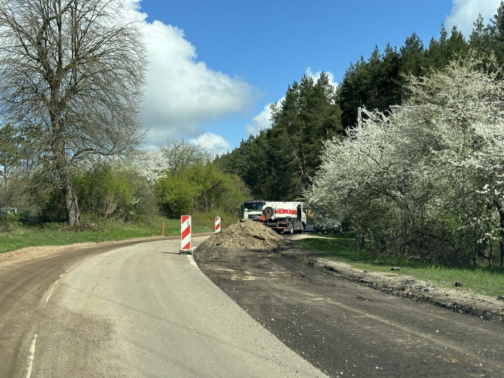 Žaliųjų ežerų g. dviračių takas iki miesto ribos (Žaliųjų ežerų g., Gulbinų g., Europos parko g.) - Bike path - construction photos
