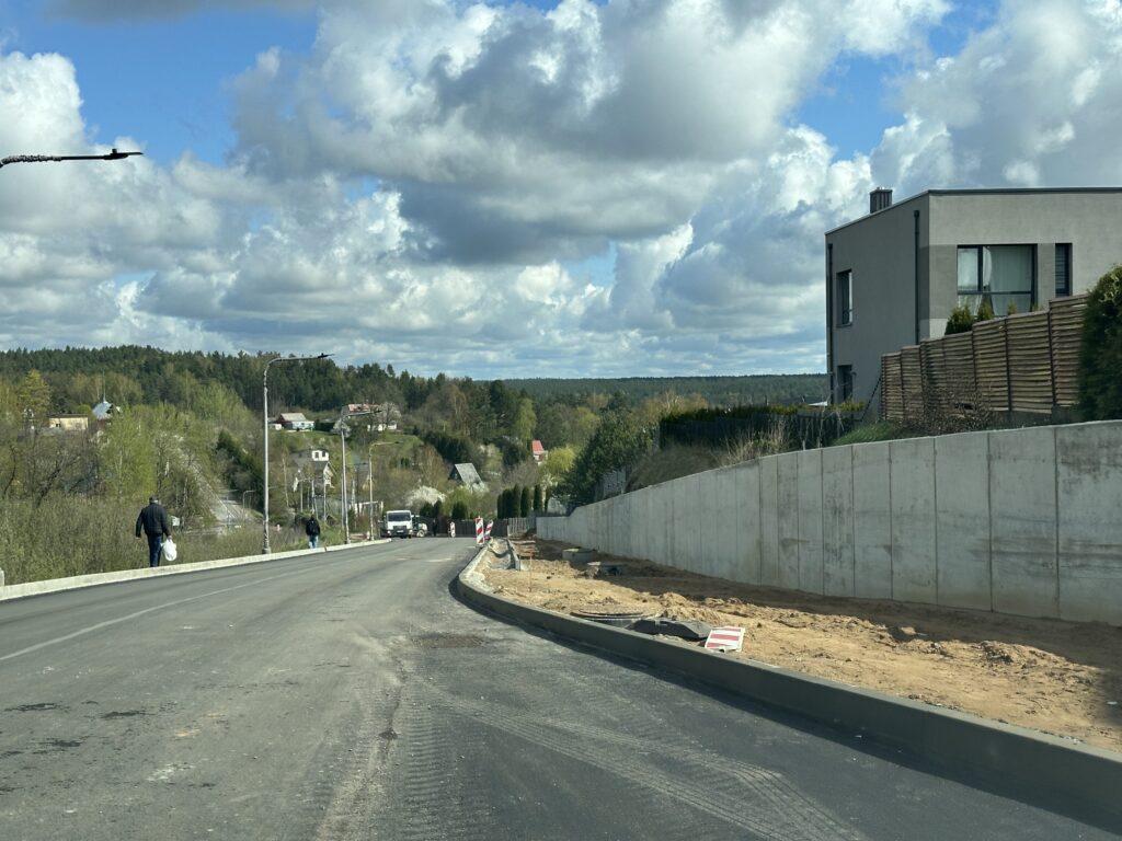 Žaliųjų ežerų g. dviračių takas iki miesto ribos (Žaliųjų ežerų g., Gulbinų g., Europos parko g.) - Bike path - construction photos