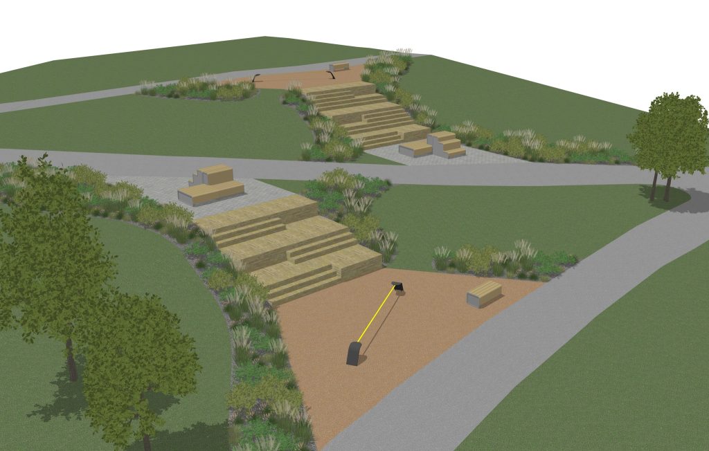 Varnės g. skveras (Varnės g.) - Parks - vizualizācija