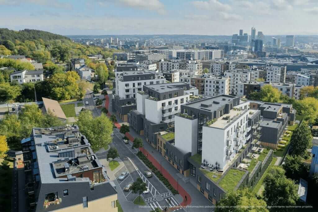 Žvėryno City (Paribio g. 12) - Multi apartment - visualization