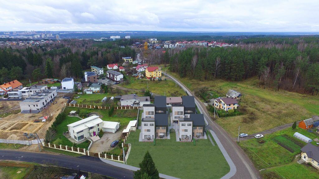 Antakalnio šilas (Pylimėlių g. 33) - Sublokuoti namai - vizualizacija