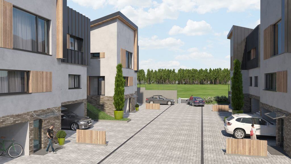 Antakalnio šilas (Pylimėlių g. 33) - Sublokuoti namai - vizualizacija
