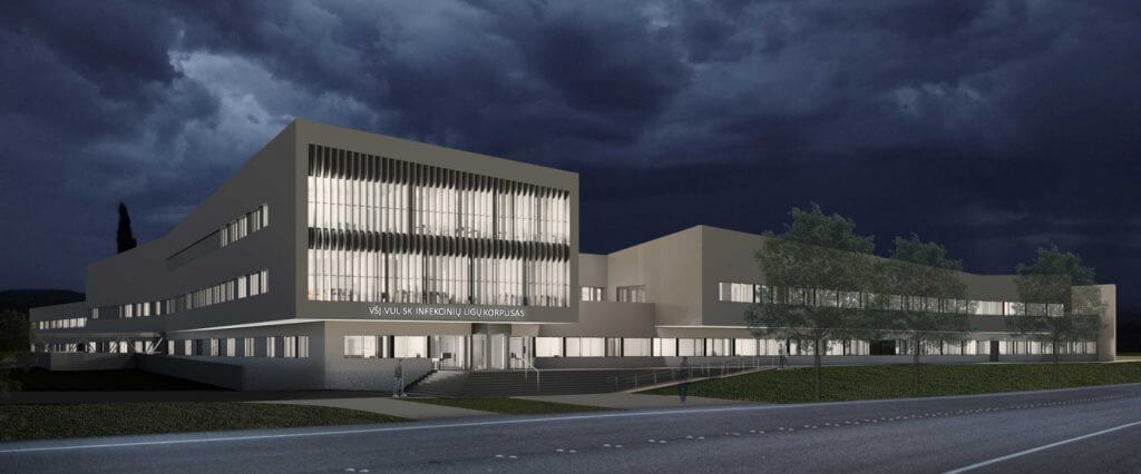 VUL Santariškių klinikų tuberkuliozės ir infekcinių ligų ligoninė (Santariškių g. 14) - Hospital - visualization