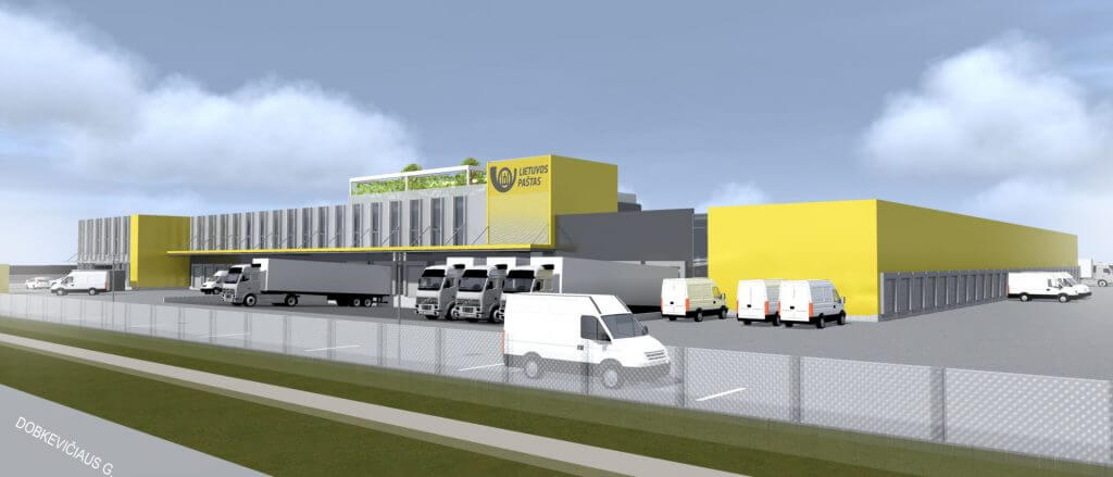 Lietuvos pašto logistikos centras (Metalo g. 5) - Warehouse / Distribution center - visualization