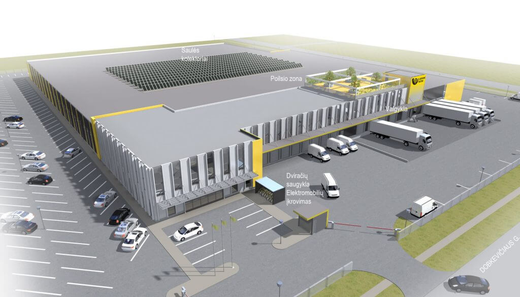 Lietuvos pašto logistikos centras (Metalo g. 5) - Warehouse / Distribution center - visualization