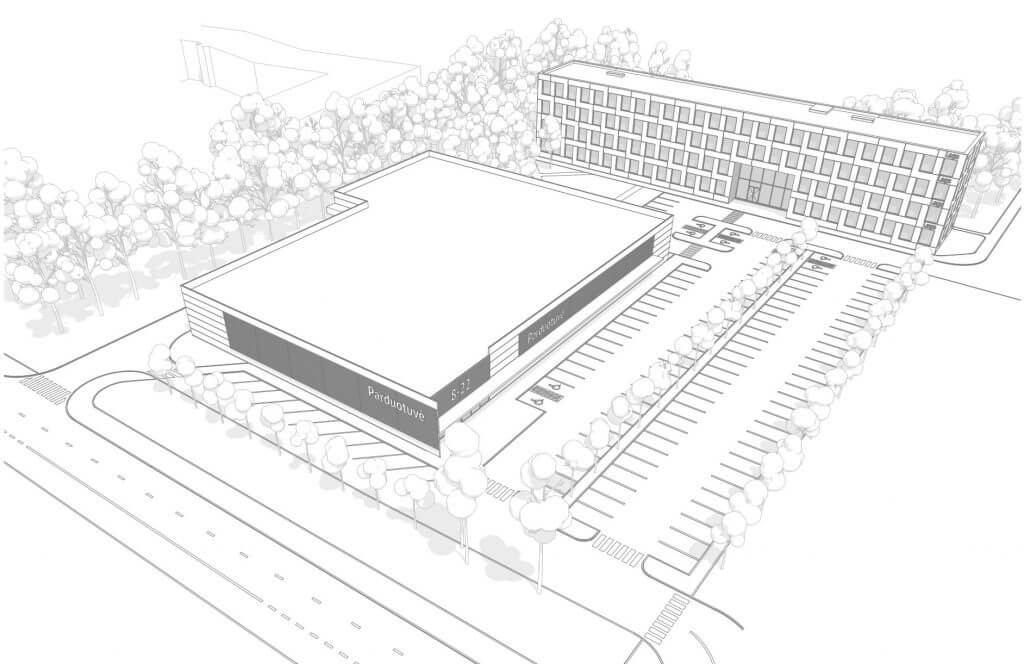 Maxima XX Molėtų pl. (Molėtų pl. 9) - Food store - visualization