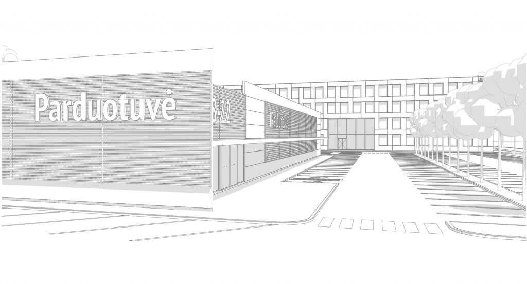 Maxima XX Molėtų pl. (Molėtų pl. 9) - Food store - visualization