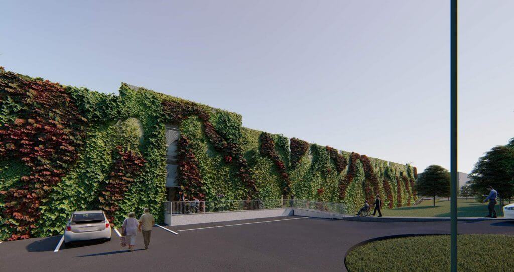 Daugiaaukštis parkingas Santariškių g. 1 (P11) (Santariškių g. 1) - Parking facility - visualization