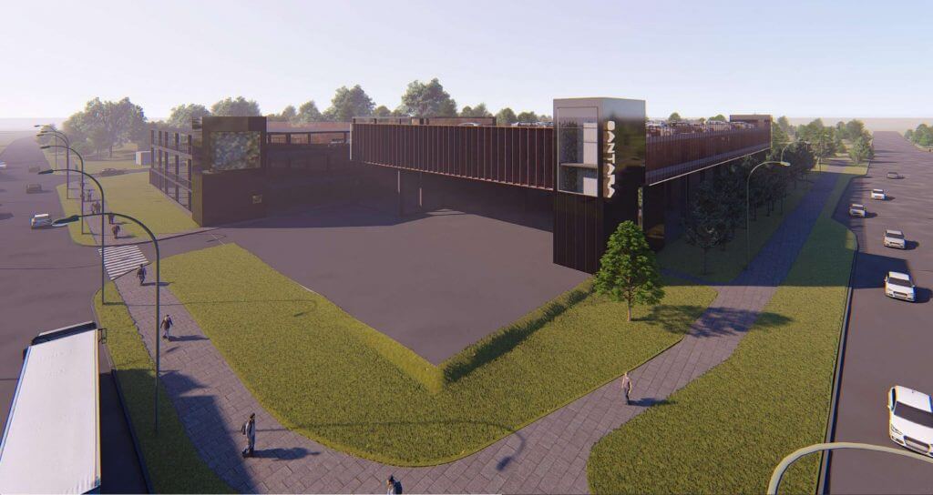 Daugiaaukštis parkingas Santariškių g. 16 (P8) (Santariškių g. 16) - Parking facility - visualization