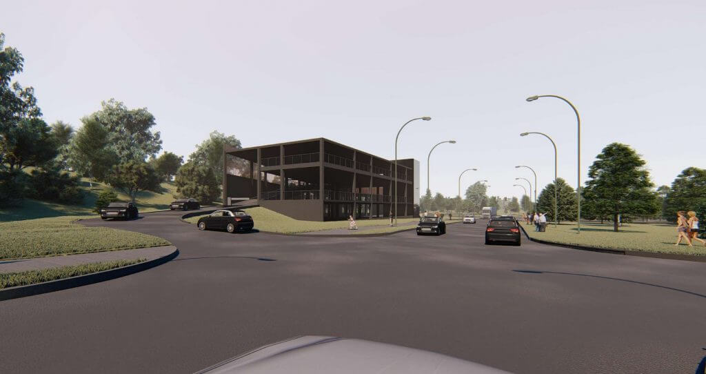 Daugiaaukštis parkingas Santariškių g. 16 (P8) (Santariškių g. 16) - Parking facility - visualization