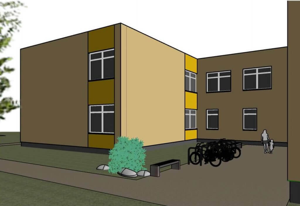 Vilnies mokyklos priestatas (Švarioji g. 33) - Primary and secondary education - visualization