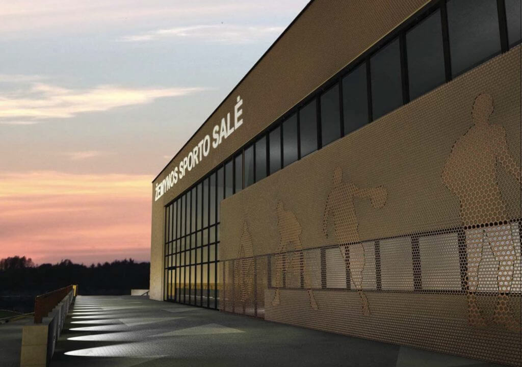 Žemynos progimnazijos sporto salė (Žemynos g. 14) - Sports arena - visualization
