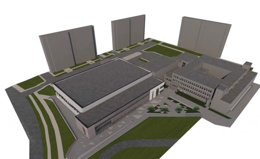 Žemynos progimnazijos sporto salė (Žemynos g. 14) - Sports arena - visualization