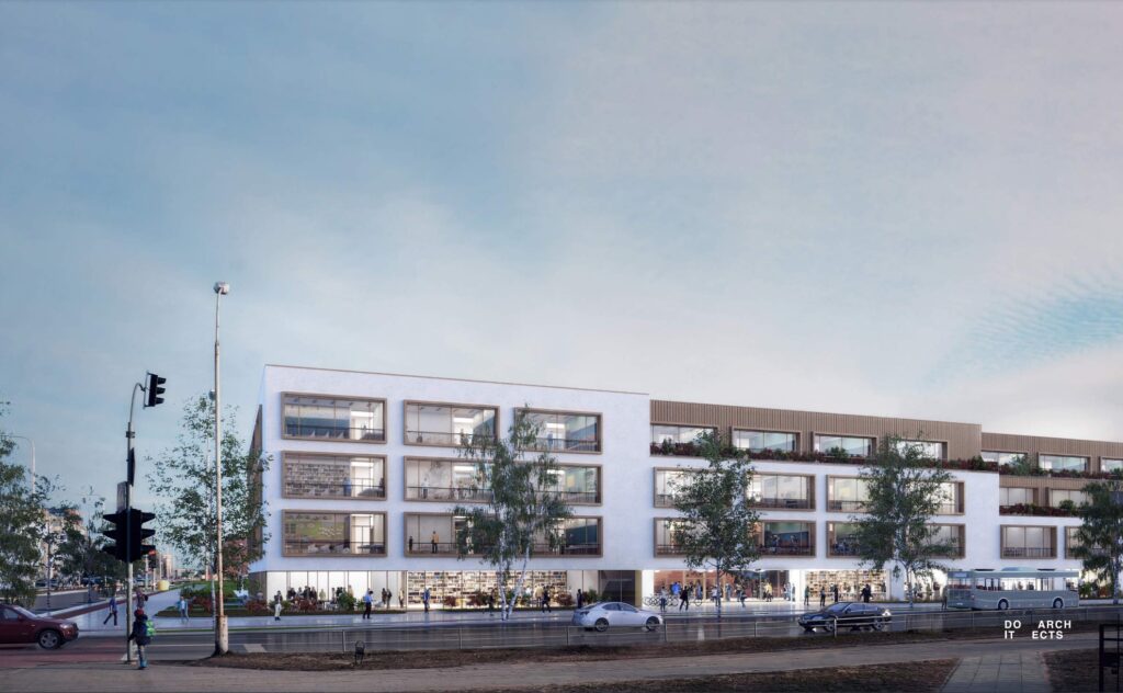 Tolminkiemio (Pilaitės) gimnazija (Tolminkiemio g. 2D) - Primary and secondary education - visualization