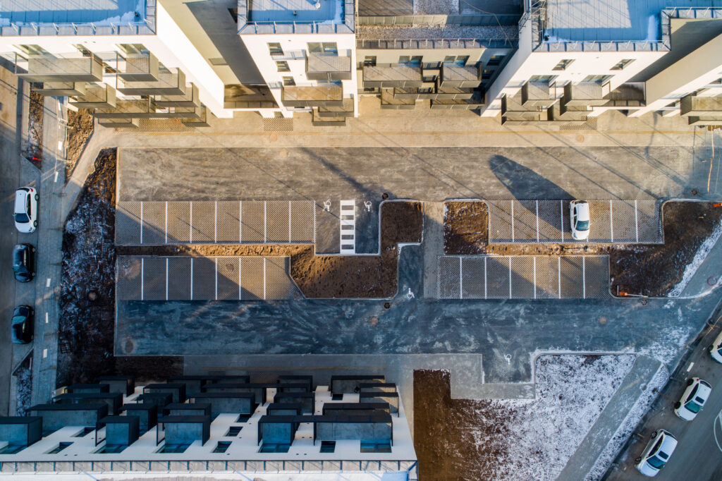 7 vakarai (Budiniškių g. 6, 8) - Multi apartment - construction photos