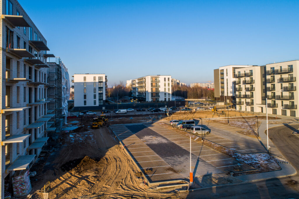 7 vakarai (Budiniškių g. 6, 8) - Multi apartment - construction photos