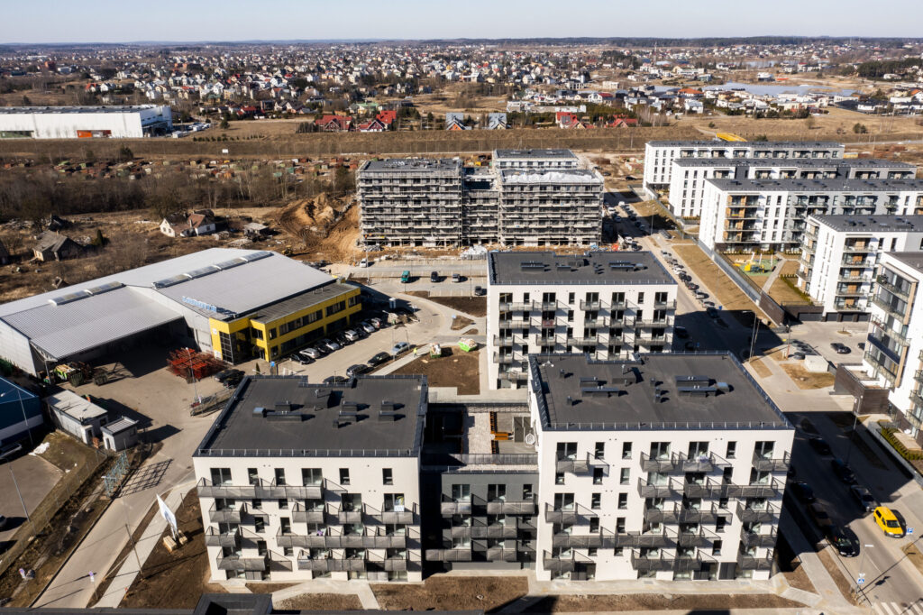 7 vakarai (Budiniškių g. 6, 8) - Multi apartment - construction photos