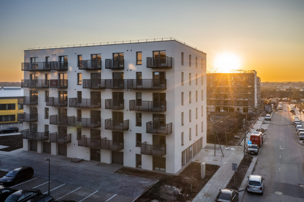 7 vakarai (Budiniškių g. 6, 8) - Multi apartment - construction photos