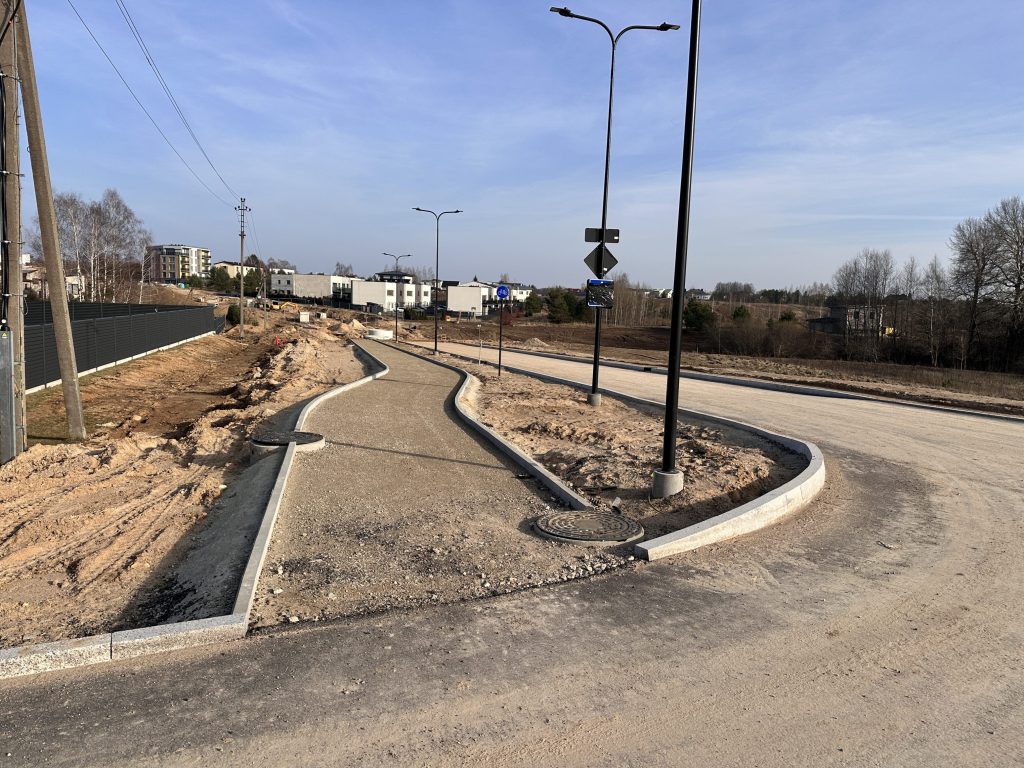 Tarandės g. (Tarandės g.) - Bike path, Street - construction photos