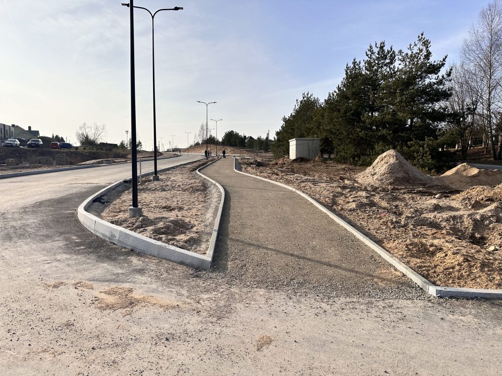 Tarandės g. (Tarandės g.) - Bike path, Street - construction photos