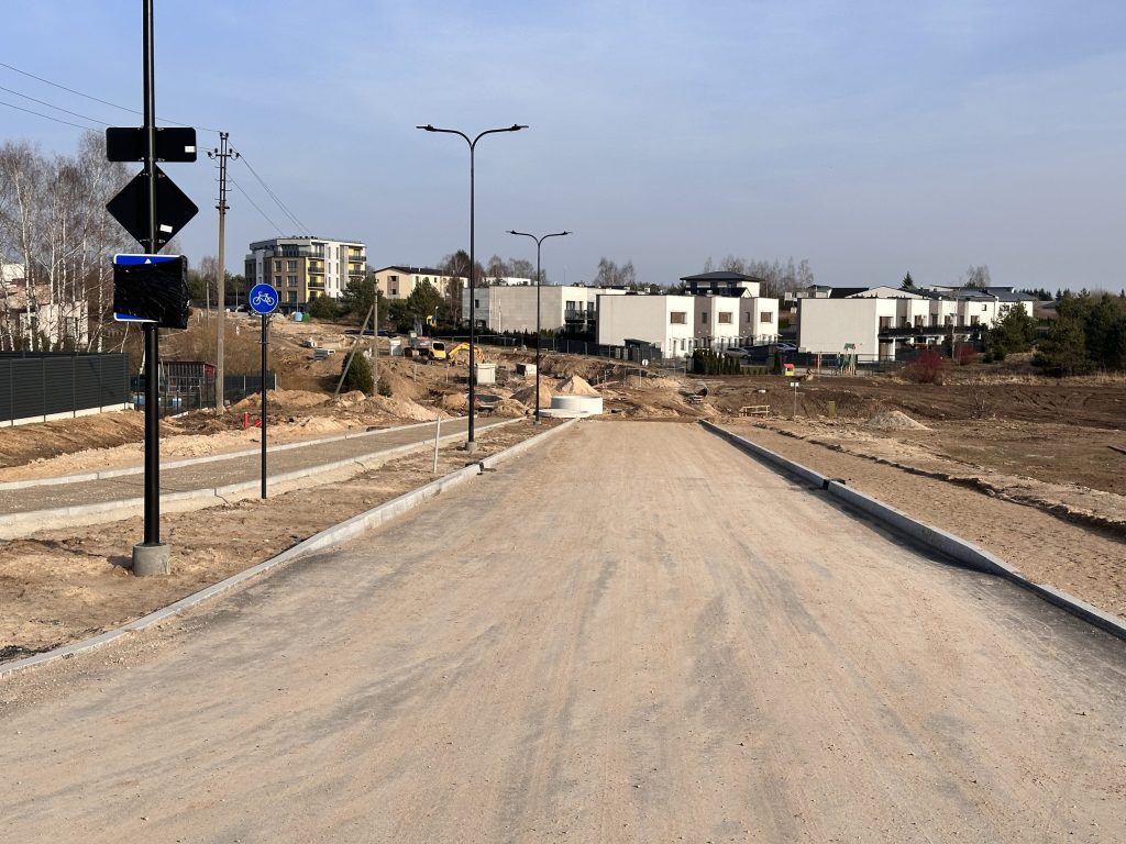 Tarandės g. (Tarandės g.) - Bike path, Street - construction photos