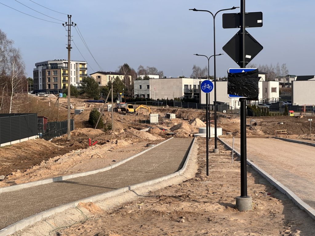 Tarandės g. (Tarandės g.) - Bike path, Street - construction photos