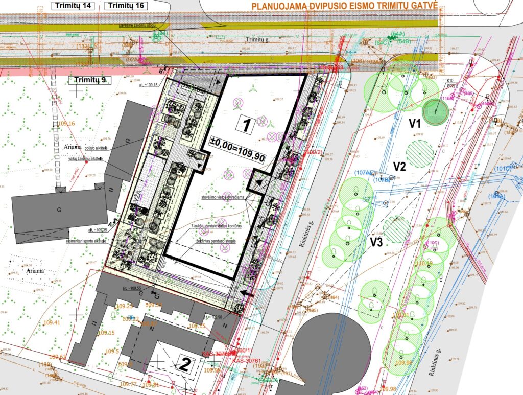 Trimitų g. 11 (Trimitų g. 11) - Multi apartment - visualization