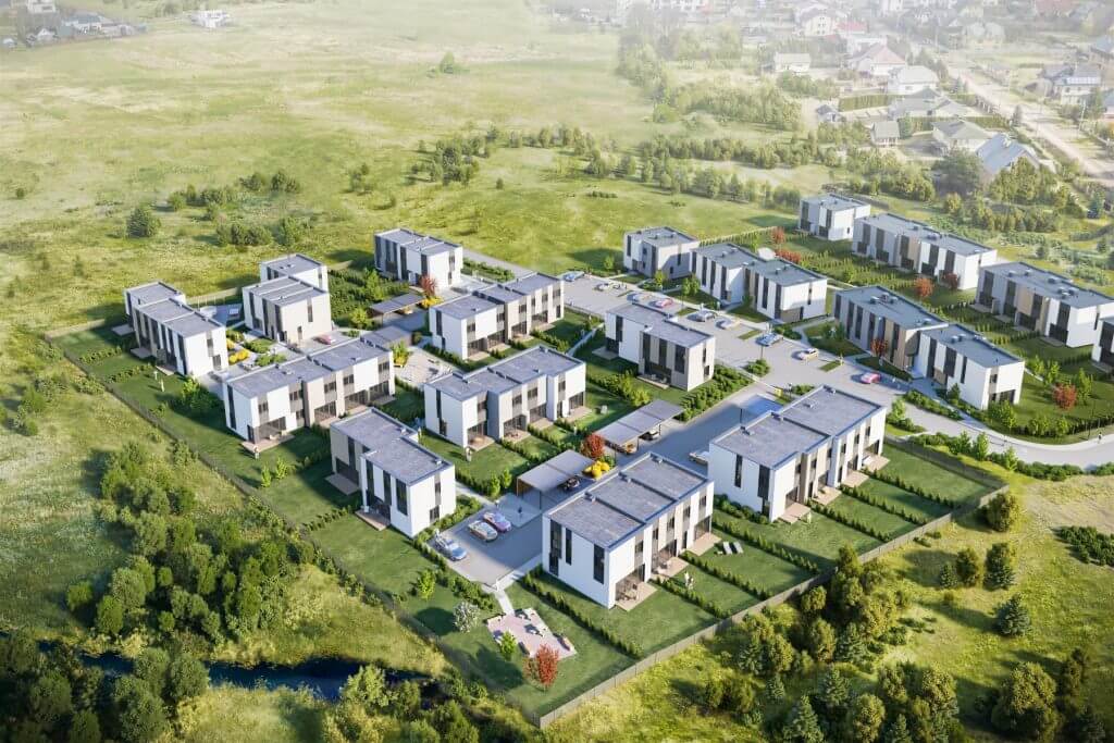 34 istorijos (Pakonių g.) - Row housing - visualization