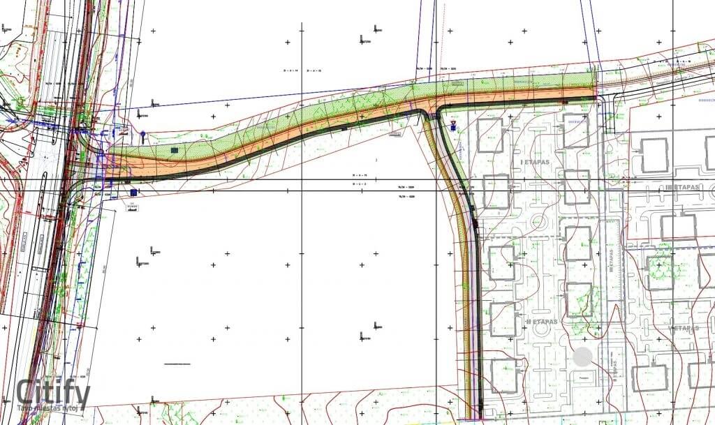 Dangeručio g. ir Daujoto g. (Dangeručio g.) - Street - visualization