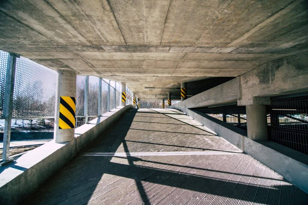 Daugiaaukštis parkingas Santariškių g. 4 (P9) (Santariškių g. 4) - Parking facility - construction photos