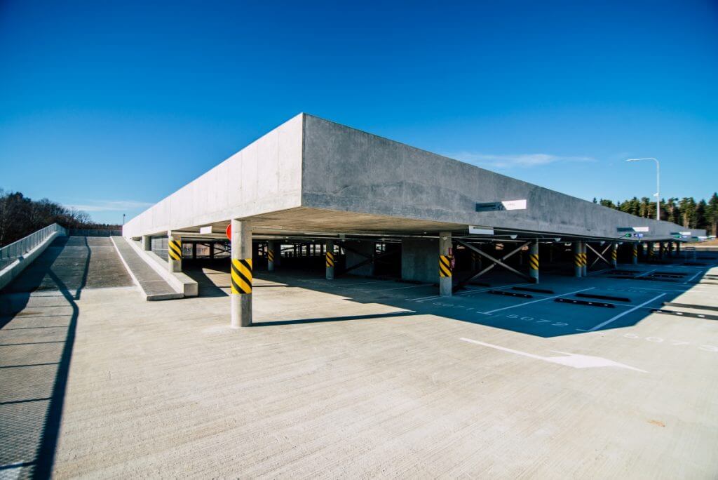 Daugiaaukštis parkingas Santariškių g. 4 (P9) (Santariškių g. 4) - Parking facility - construction photos