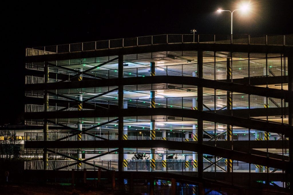 Daugiaaukštis parkingas Santariškių g. 4 (P9) (Santariškių g. 4) - Parking facility - construction photos