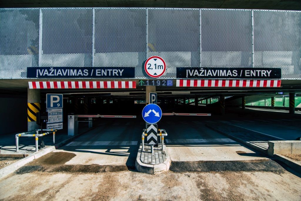 Daugiaaukštis parkingas Santariškių g. 4 (P9) (Santariškių g. 4) - Parking facility - construction photos