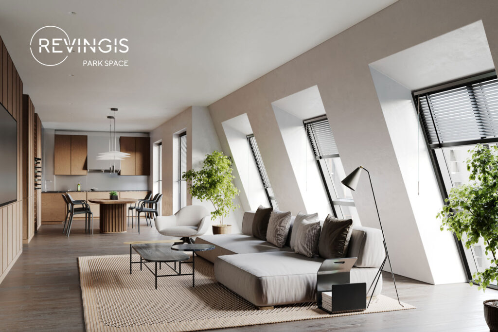 reVINGIS Park Space (Geležinio Vilko g. 2) - Multi apartment - visualization