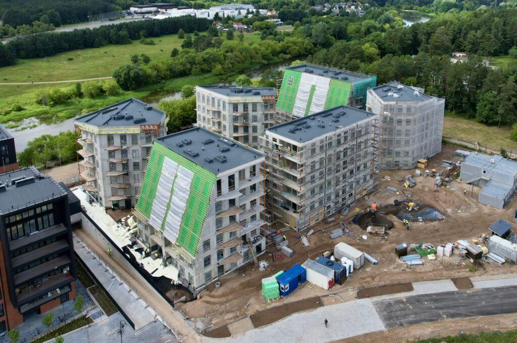 reVINGIS Park Space (Geležinio Vilko g. 2) - Multi apartment - construction photos